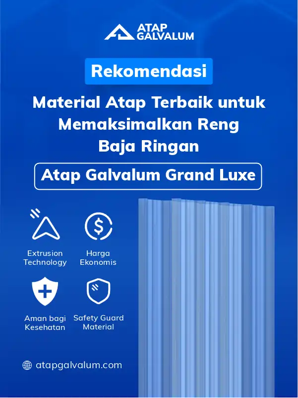 Rekomendasi Material Atap Terbaik untuk Memaksimalkan Reng Baja Ringan