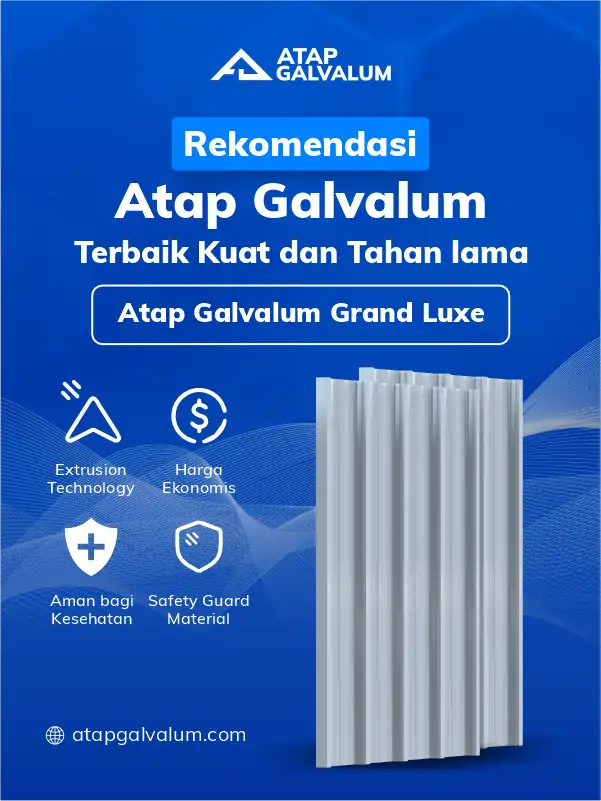 Rekomendasi Atap Galvalum Terbaik Kuat dan Tahan Lama