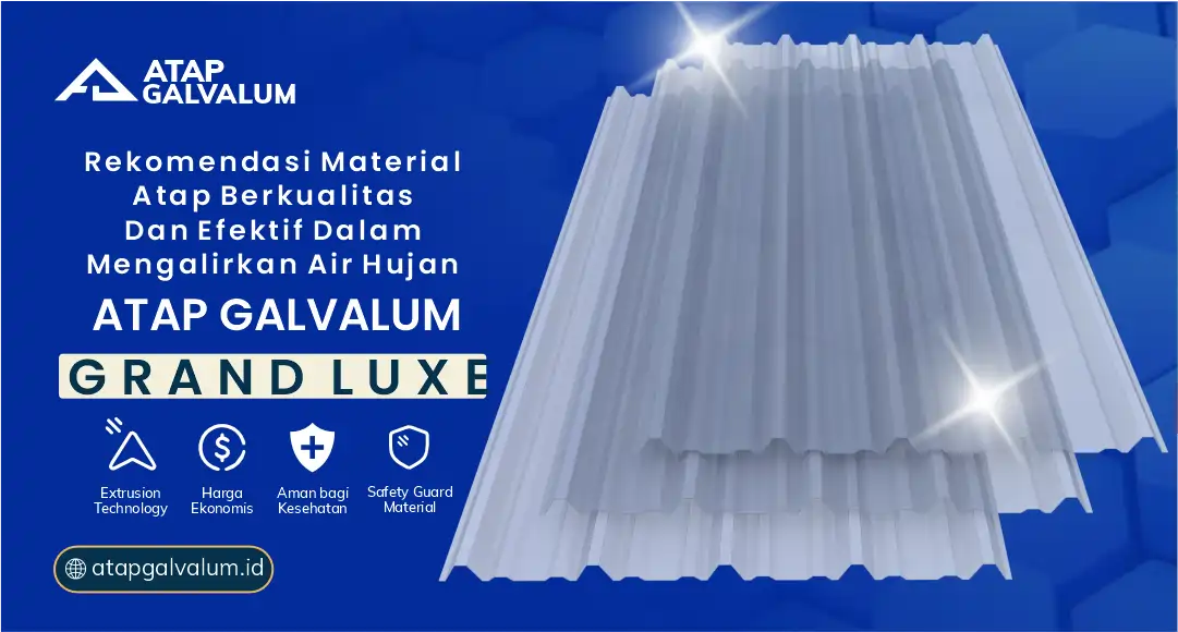 Rekomendasi Material Atap Berkualitas Dan efektif Dalam Mengalirkan Air Hujan