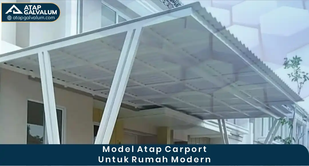 Model Atap Carport untuk Rumah Modern