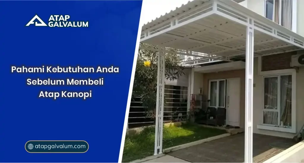 Pahami Kebutuhan Anda Sebelum Membeli Atap Kanopi