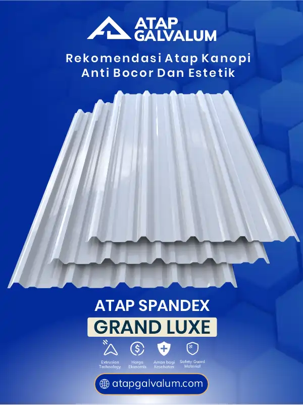 Rekomendasi Atap Kanopi Anti Bocor dan Estetik