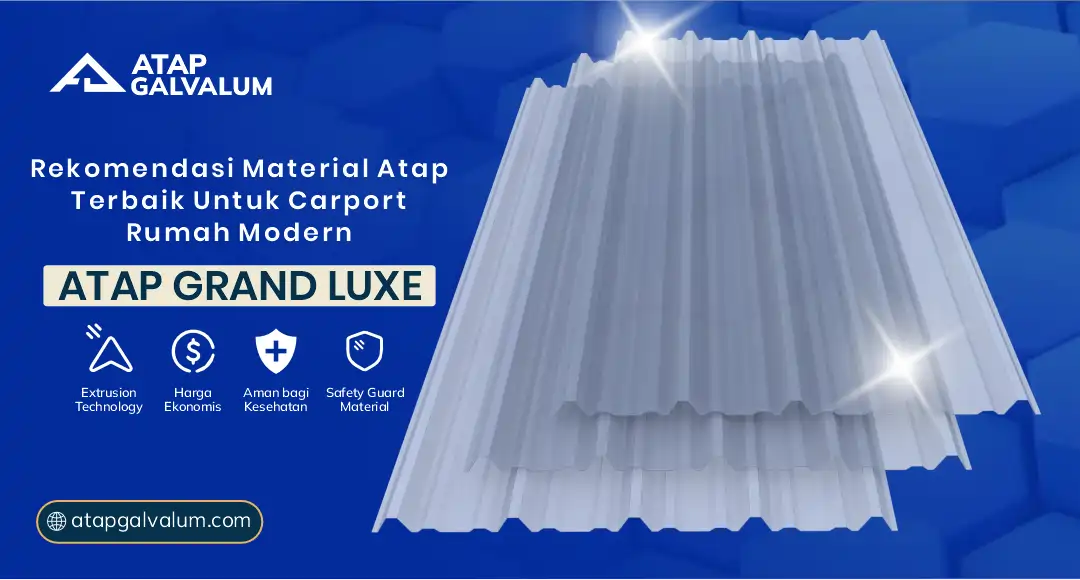 Rekomendasi Material Atap Terbaik untuk carport Rumah Modern