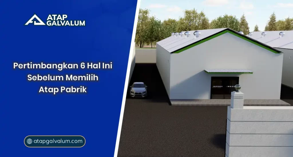 Memilih Atap Pabrik
