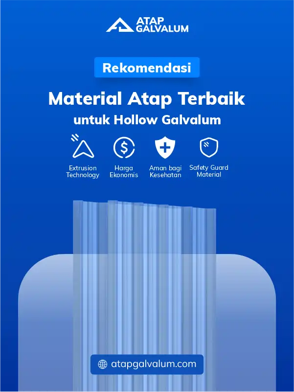 Rekomendasi Material Atap Terbaik untuk Hollow Galvalum
