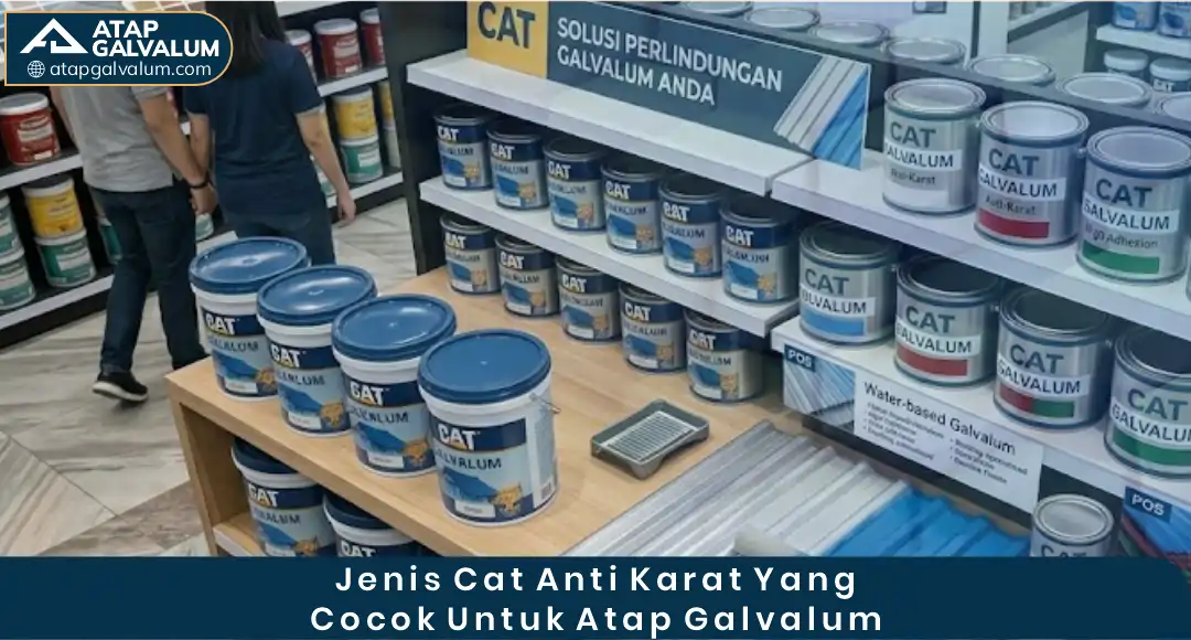 02 Jenis Cat Anti Karat yang Cocok untuk Atap Galvalum