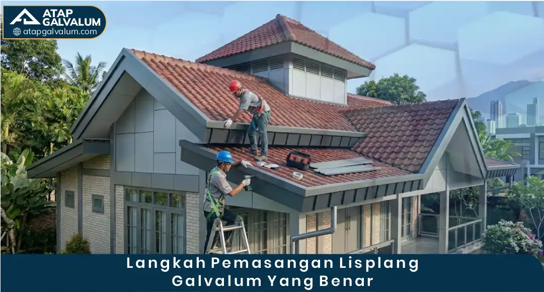 03 Langkah Pemasangan Lisplang Galvalum yang Benar