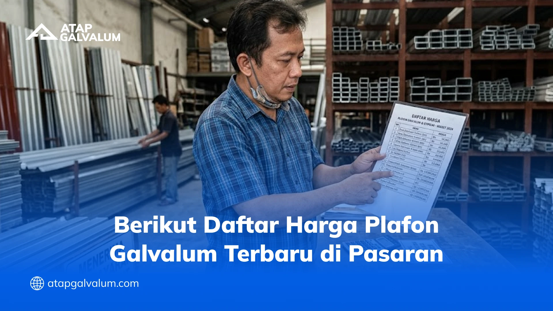 Berikut Daftar Harga Plafon Galvalum Terbaru di Pasaran