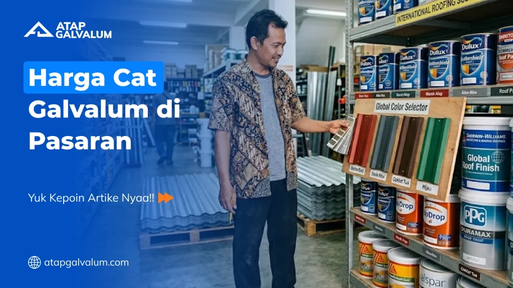 Harga Cat Galvalum di Pasaran