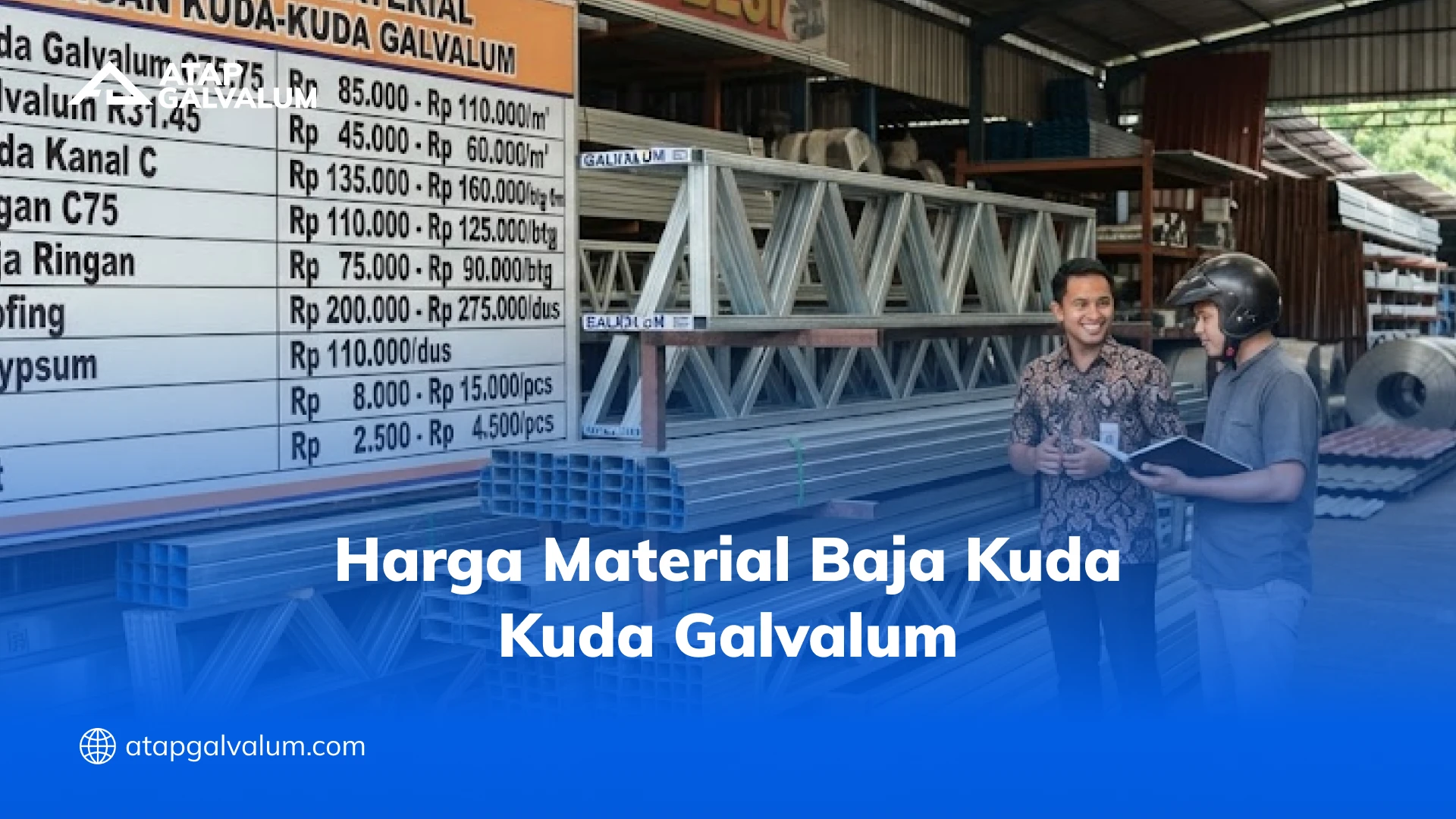 Harga Material Baja Kuda Kuda Galvalum