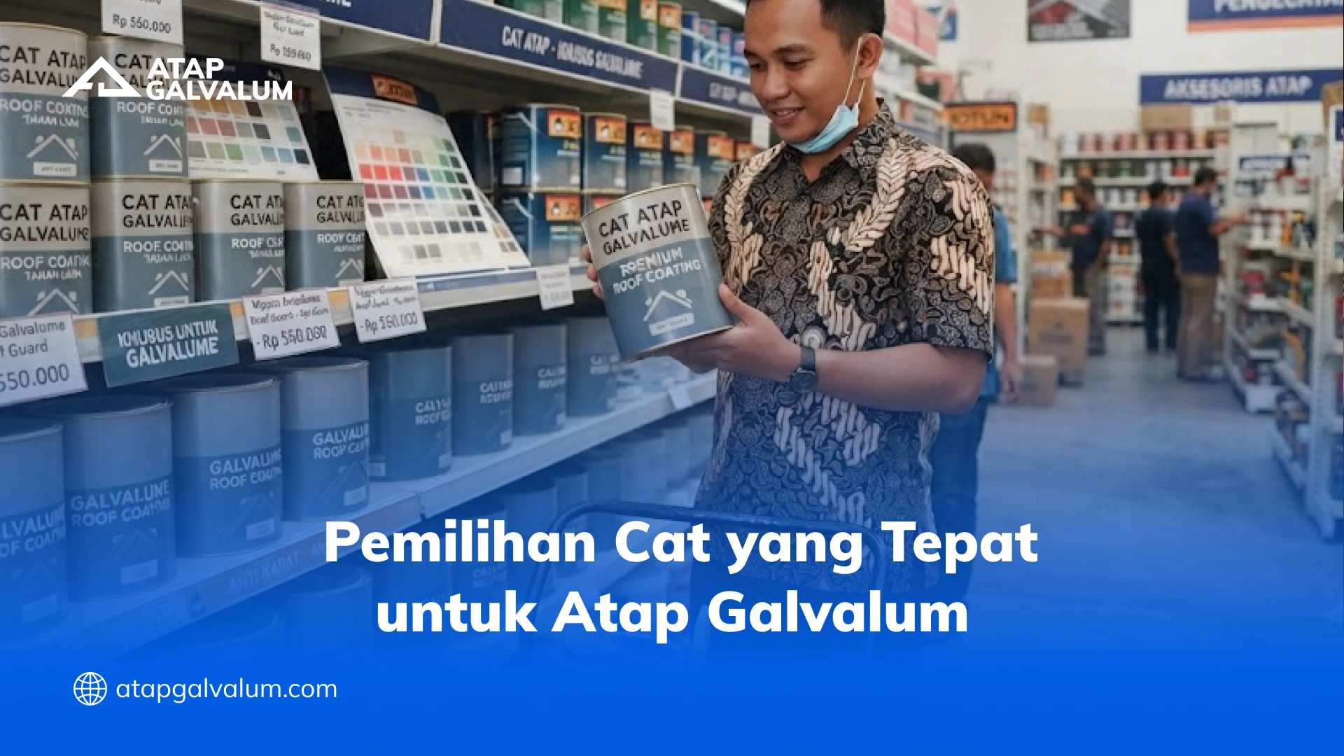 Pemilihan Cat yang Tepat untuk Atap Galvalum