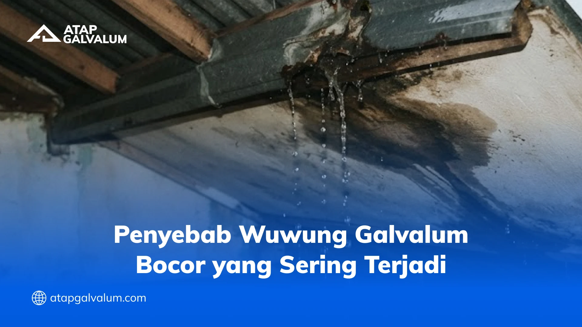 Penyebab Wuwung Galvalum Bocor yang Sering Terjadi