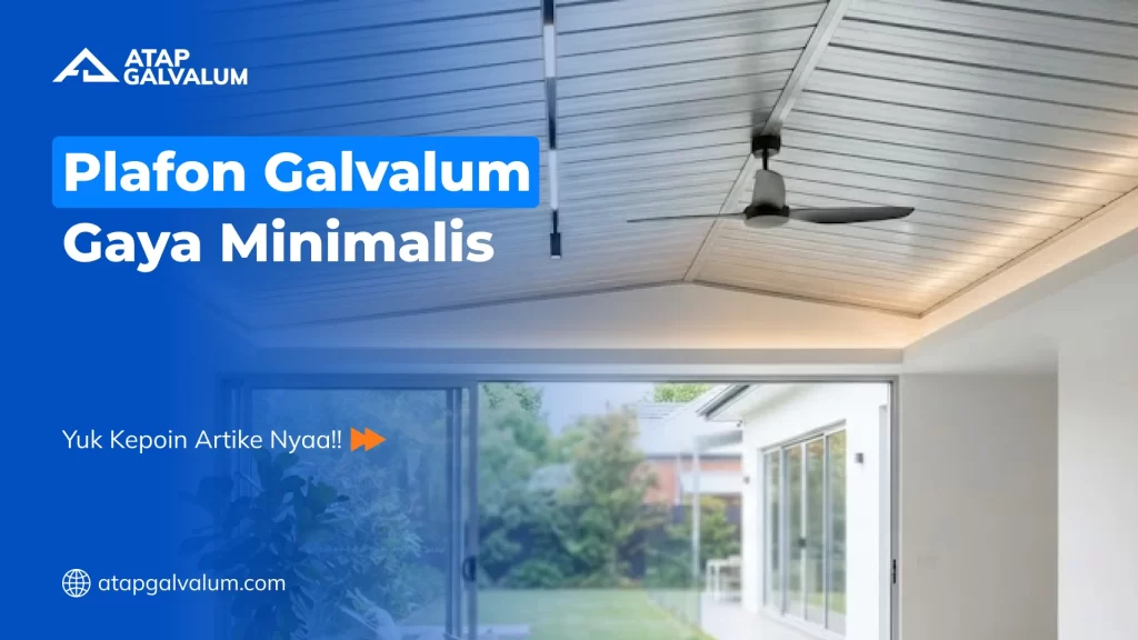 plafon galvalum minimalis